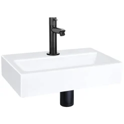 Differnz Toiletfontein Flat Small Keramiek Wit 38X24X7Cm|Brico New