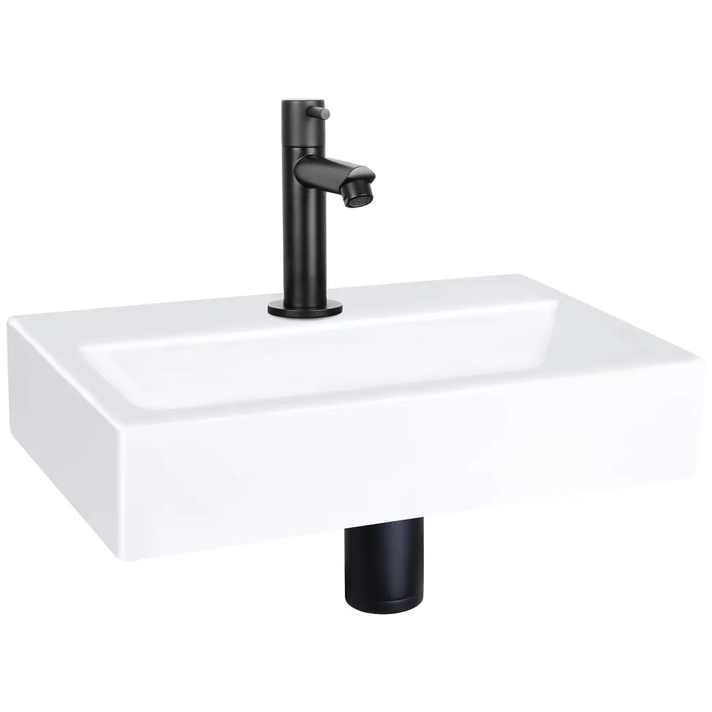 Differnz Toiletfontein Flat Small Keramiek Wit 38X24X7Cm|Brico New