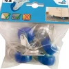 Brico Wielen-Dorner+Helmer Zwenkwielset Voor Meubels Blauw 4St