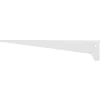 Brico Plankendragers-Duraline F-Drager Enkel Wit 60Cm