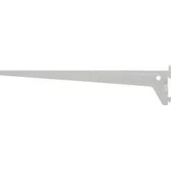 Brico Plankendragers-Duraline F-Drager Enkel Wit 40Cm