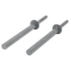 Duraline Wandplankdrager Pin Mat Zilver 1,2X12,5Cm - 2 Stuks|Brico Best