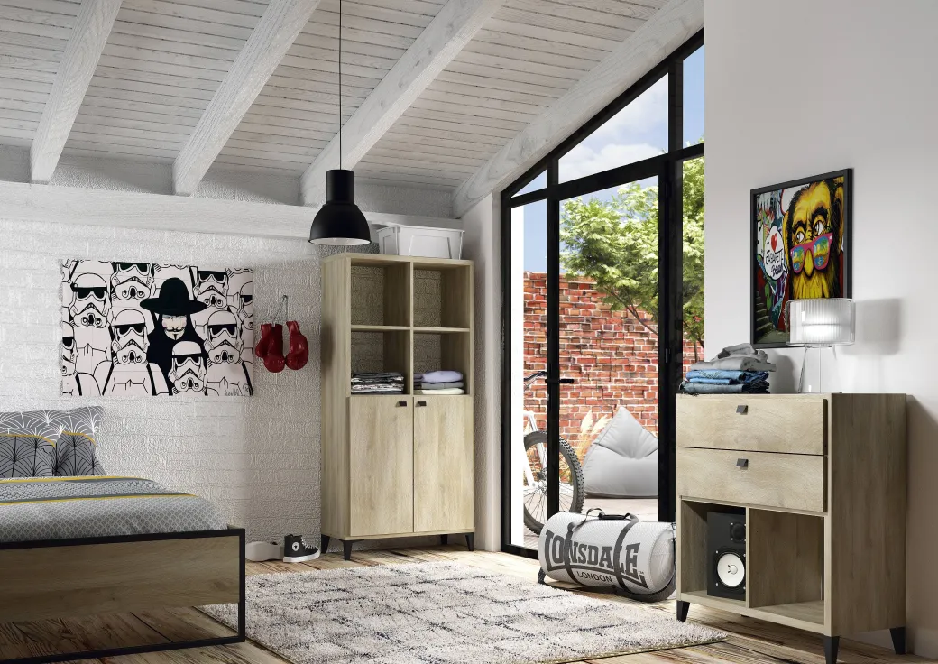 Elements Kubus Kast Eik 4X2|Brico Sale