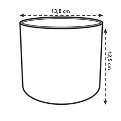 Brico Plantenpotten En -Bakken-Elho Bloempot B. For Soft Rond O14Cm Groen