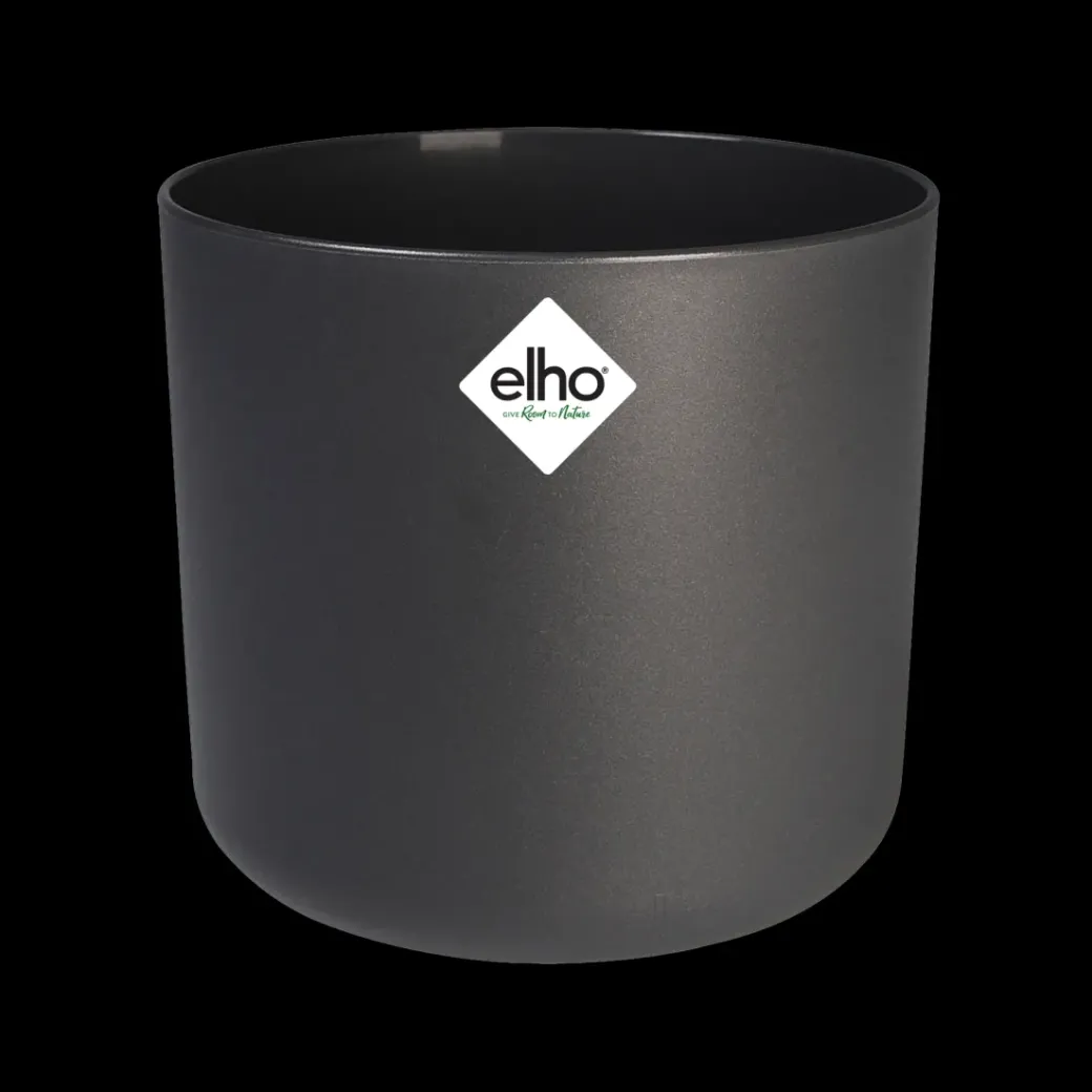 Brico Plantenpotten En -Bakken-Elho Bloempot B.For Soft Rond O30Cm Antraciet