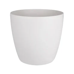 Brico Plantenpotten En -Bakken-Elho Bloempot Brussels Rond Wielen O35Cm Wit