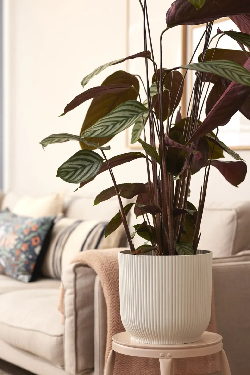 Brico Plantenpotten En -Bakken-Elho Bloempot Vibes Fold Rond O30Cm Wit