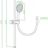 Essebagno Doucheset Luisa O22Mm Goud|Brico Outlet