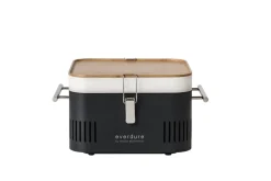 Brico Houtskool Barbecue-Everdure Cube Houtskool Barbecue Khaki 38,4X31,6X22,4Cm