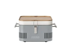 Brico Houtskool Barbecue-Everdure Cube Houtskool Barbecue Grijs 38,4X31,6X22,4Cm