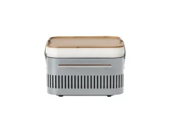 Brico Houtskool Barbecue-Everdure Cube Houtskool Barbecue Grijs 38,4X31,6X22,4Cm