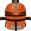 Brico Keramische Barbecue-Eviq Kamado 13" Keramische Barbecue Oranje