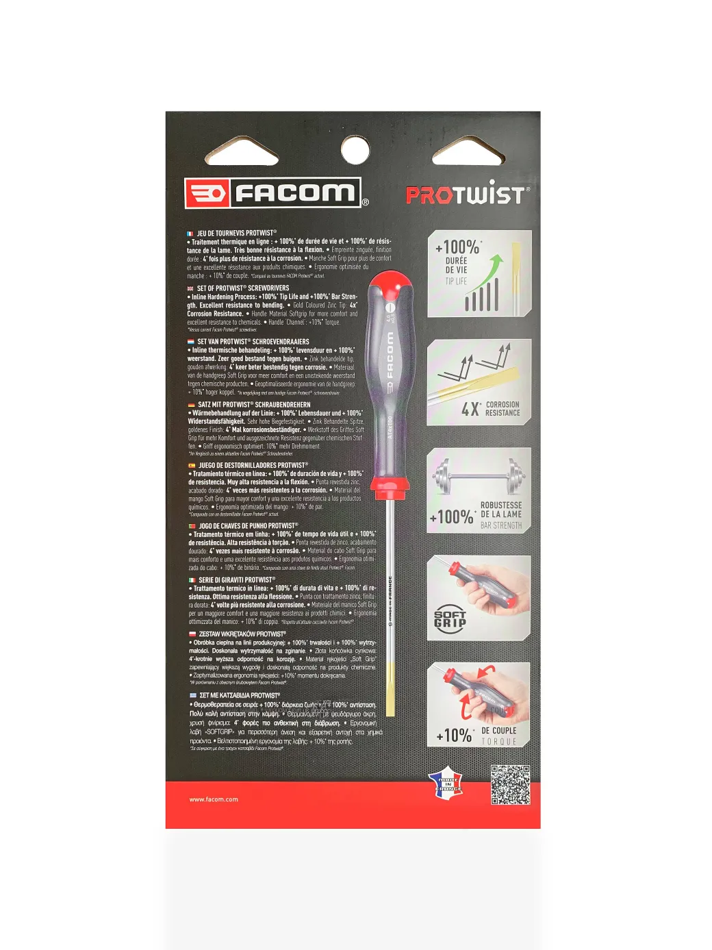Facon Schroevendraaierset Protwist 8-Delig.|Brico Sale