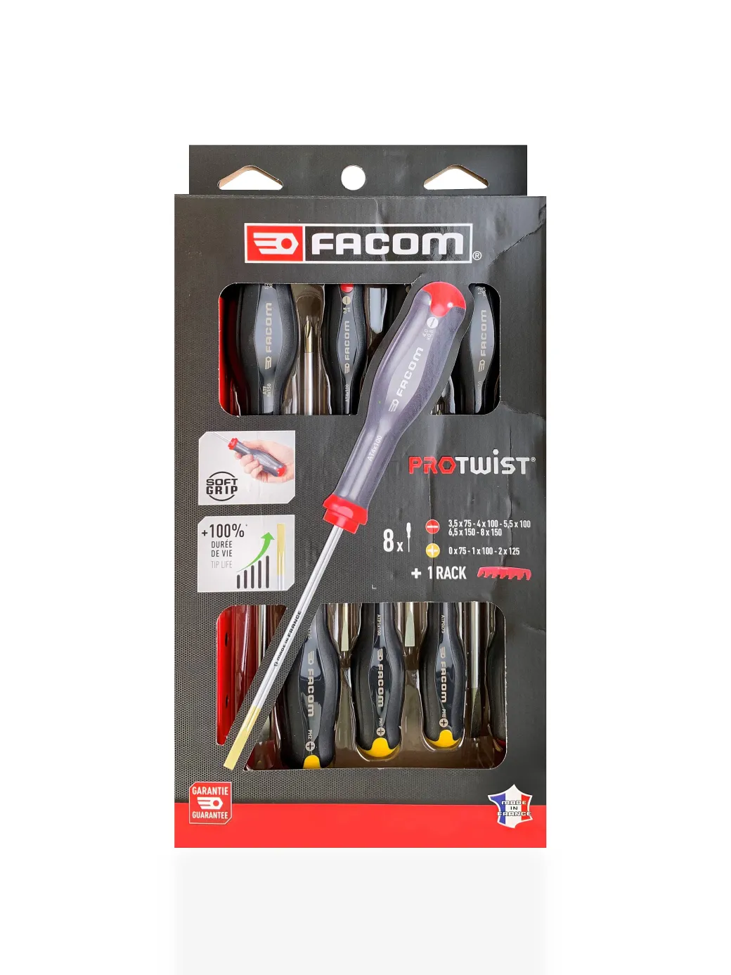 Facon Schroevendraaierset Protwist 8-Delig.|Brico Sale