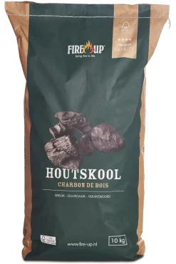 Brico Houtskool En Briketten-Fire-Up Houtskool Fsc 10Kg