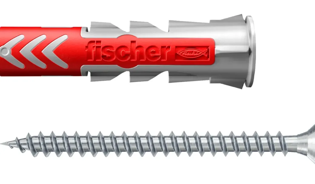Brico Pluggen-Fischer Nylon Plug Duopower Universeelplug 6X30 + Schroef 12St.