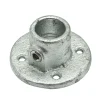 Brico Steigerbuizen-Flexfit Voetplaat Gegalvaniseerd Rond Diam. 28 Mm