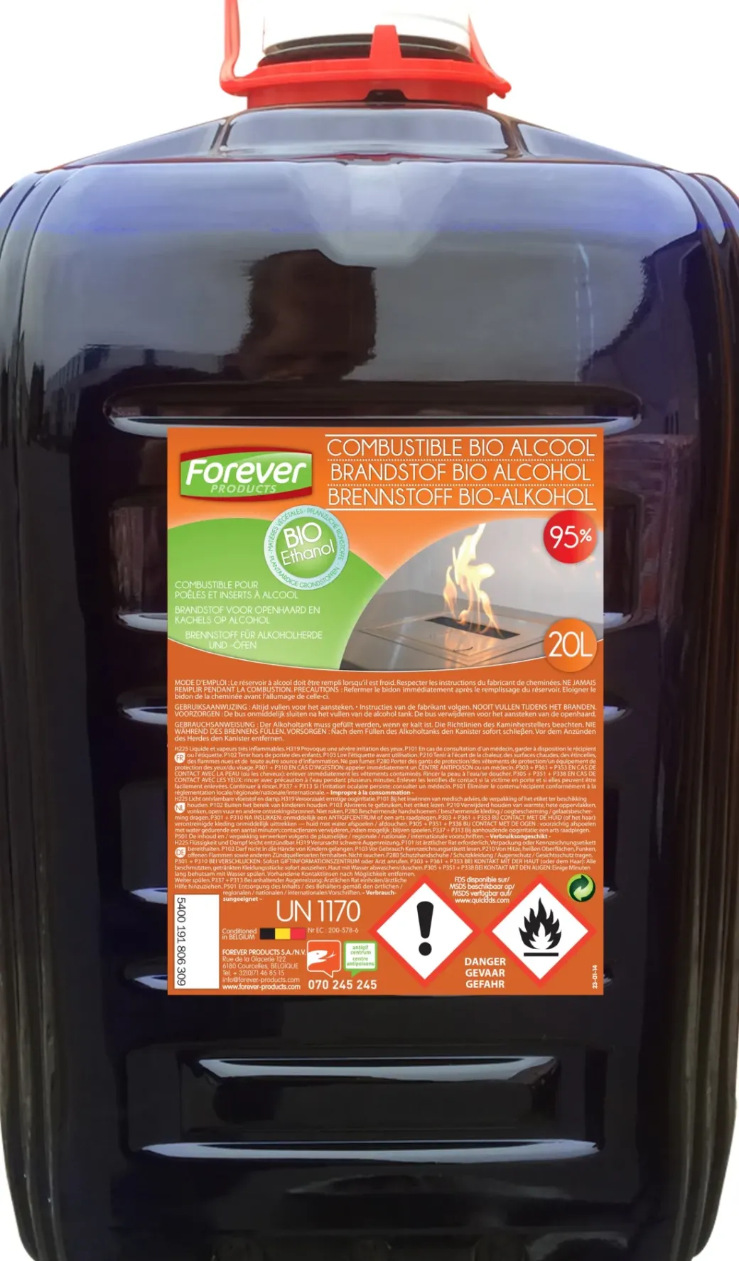 Brico Brandstoffen<Forever Bio-Ethanol 20L