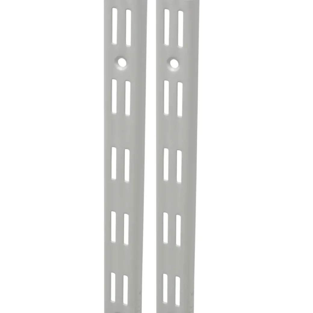Brico Plankendragers-F-Railset Dubbel Wit 200Cm