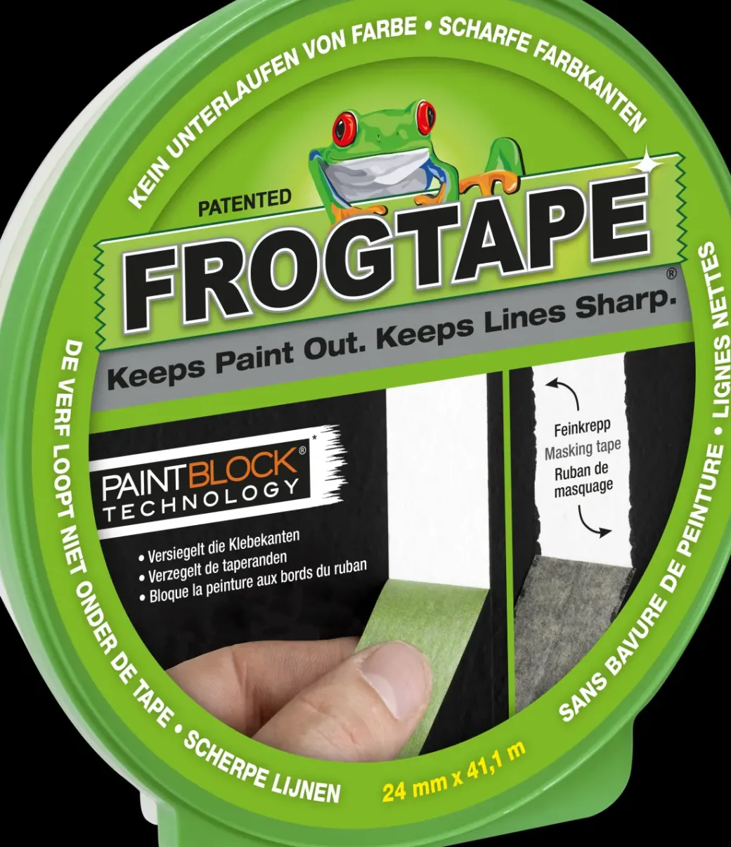 Brico Afplaktape-Frogtape Multi-Surface Schilderstape Groen 41,1Mx24Mm