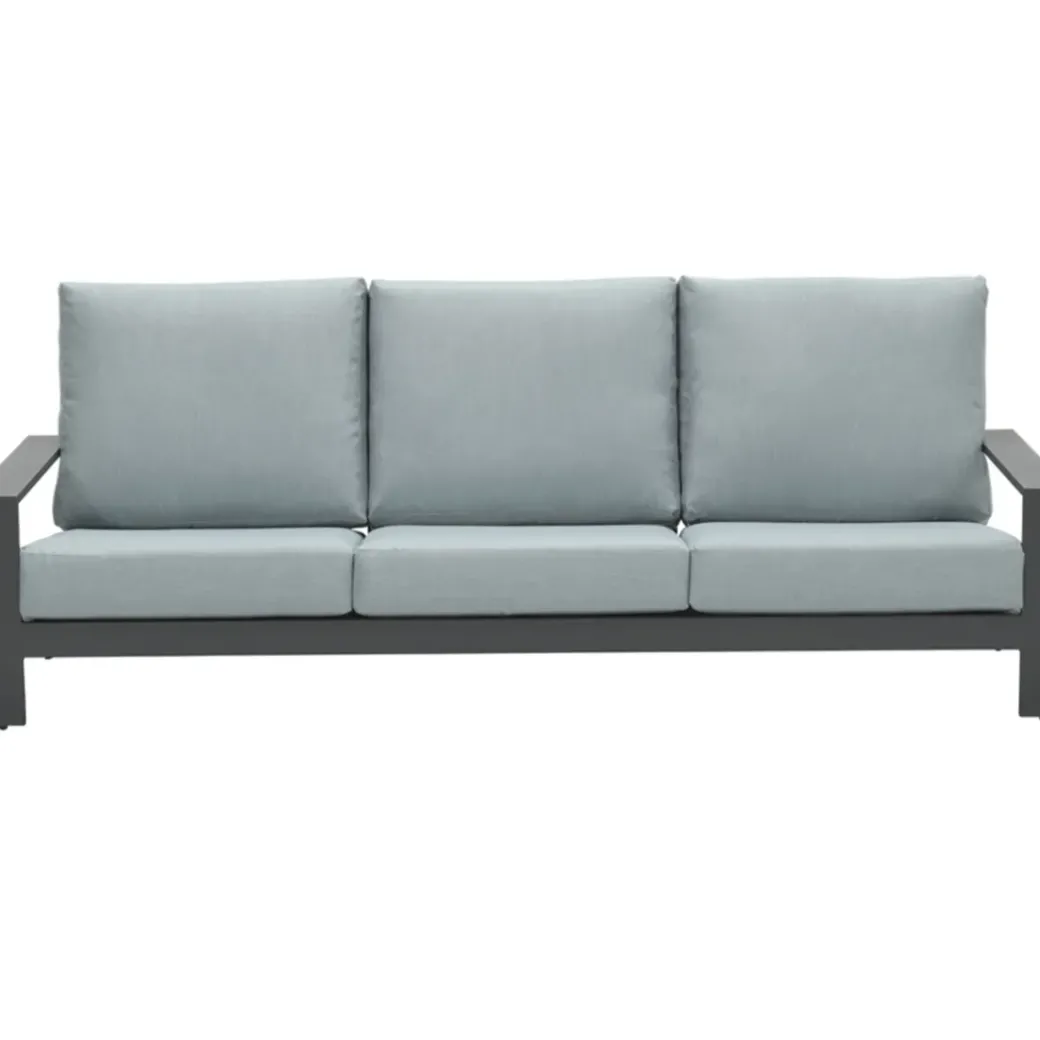 Brico Tuinbanken-Garden Impressions Coba 3-Zits Lounge Tuinbank - Mint Grey