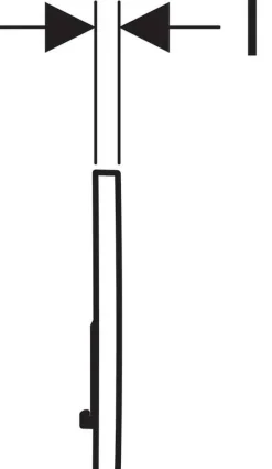 Geberit Bedieningspaneel Sigma 01 Voor Up320, Up720, Up300 En Up700 Inbouwreservoirs| 16,4X24,6Cm Mat Chroom|Brico Outlet