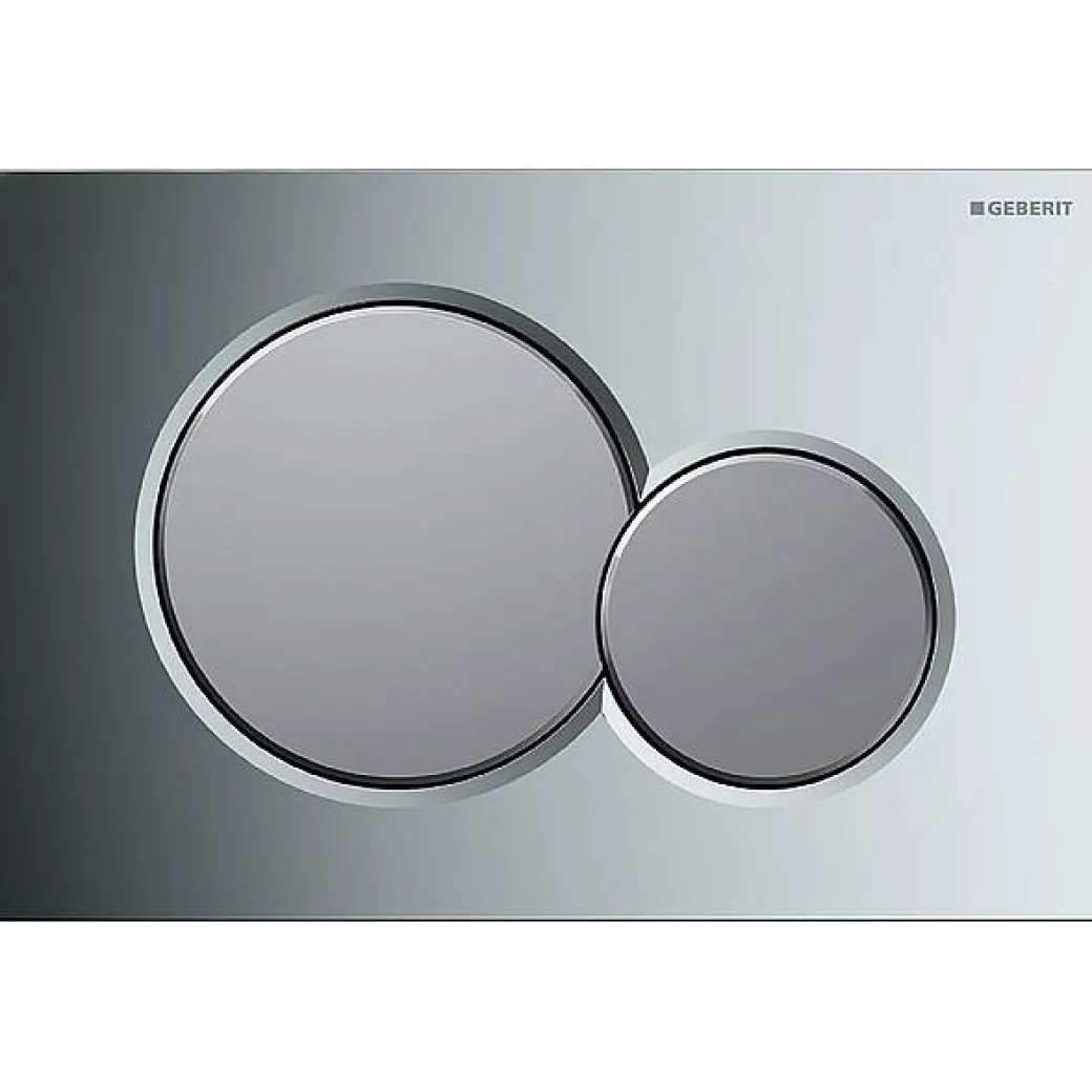 Geberit Bedieningspaneel Sigma 01 Voor Up320, Up720, Up300 En Up700 Inbouwreservoirs| 24,6X16,4X1,3Cm Verchroomd|Brico Outlet