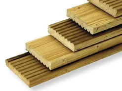 Geprofileerde Tuinplank Vuren Bruin 1,9X14X240Cm|Brico Online