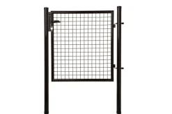 Brico Draadpanelen En Afrastering-Giardino Enkele Poort H150 X L100Cm Zwart