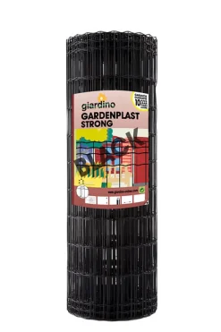 Brico Draadpanelen En Afrastering-Giardino Kippengaas Gardenplast Strong Zwart 25X1,5M