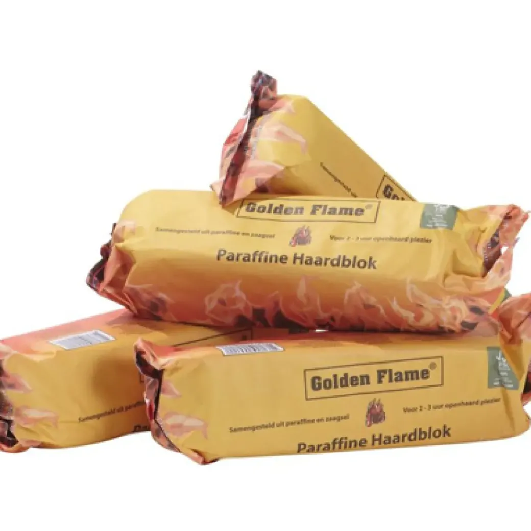 Brico Brandstoffen<Golden Flame Haardblokken – 4 Stuks
