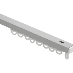 Brico Gordijnrails & Roedes-Gordijnrail Set Avr4 Wit 250Cm