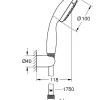 Grohe Doucheset 1 Straal Vitalio Start 100 Chroom|Brico Best