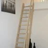 Brico Zoldertrappen-Handystairs Molenaarstrap "Torino" Inclusief Leuning - 62 Cm Breed - 280 Cm Hoog - 13 Grenen Treden