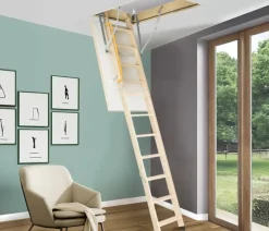 Brico Zoldertrappen-Handystairs Vlizotrap "Tradition" - Bakmaat 110 X 60 Cm - Hoogte 280 Cm - U-Waarde 1.26 W/M²