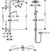 Hansgrohe Regendoucheset Myselect S Reno Zonder Kraan Chroom|Brico