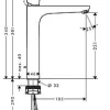 Hansgrohe Wastafelmengkraan Logis E Xl Chroom|Brico Outlet