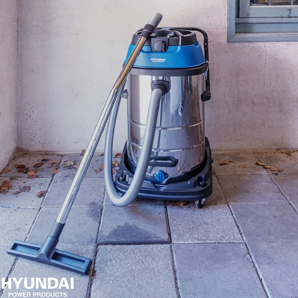 Hyundai Nat/Droogzuiger 2000W Met Stopcontact 100L|Brico New