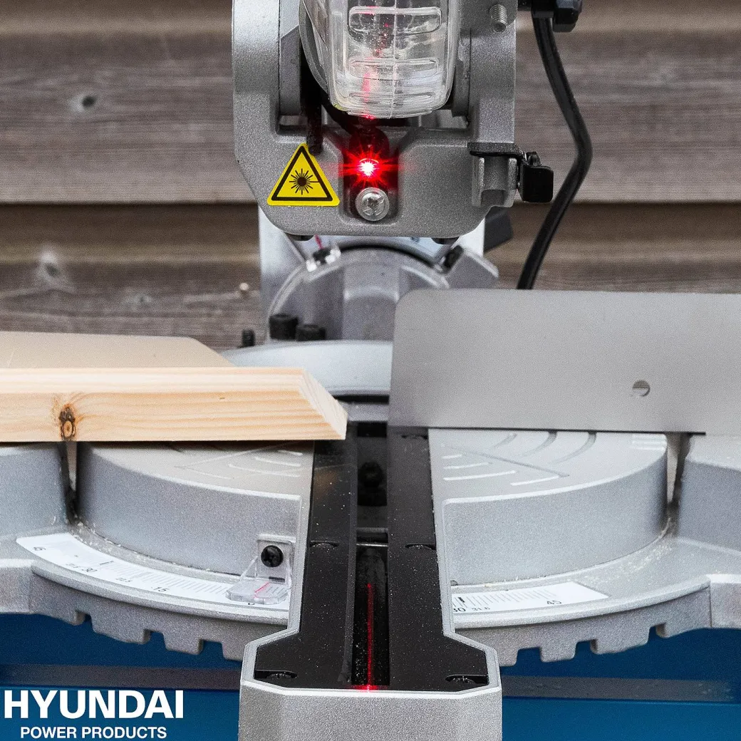 Hyundai Verstek- En Afkortzaag + Accessoires Radiaal 1500W|Brico Online
