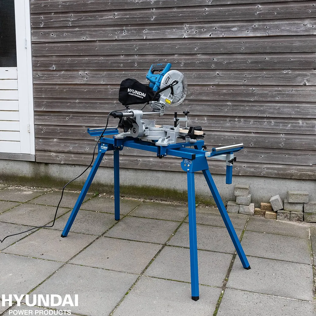 Hyundai Verstek- En Afkortzaag + Accessoires Radiaal 1500W|Brico Online