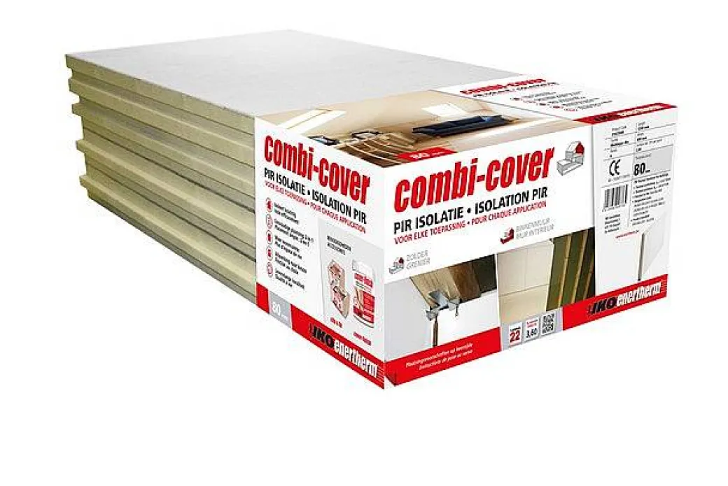 Iko Isolatieplaat Combi-Cover 8Cm 4 Stuks|Brico
