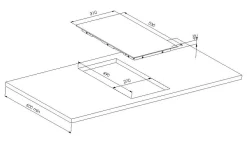 Inductiekookplaat Moderna 140Mm 1200W + 180Mm 1800W|Brico Discount