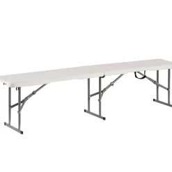 Brico Tuinbanken-Inklapbare Bank - Kunststof - 183X28X43 Cm - Campingbank