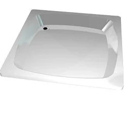 Isifix Douchebak Vierkant Acryl Wit 80X80X15Cm|Brico Sale