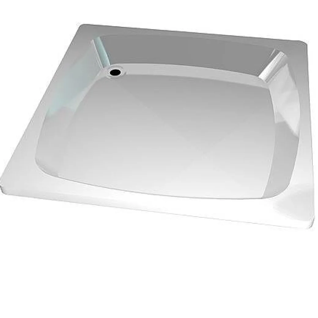 Isifix Douchebak Vierkant Acryl Wit 80X80X15Cm|Brico Sale