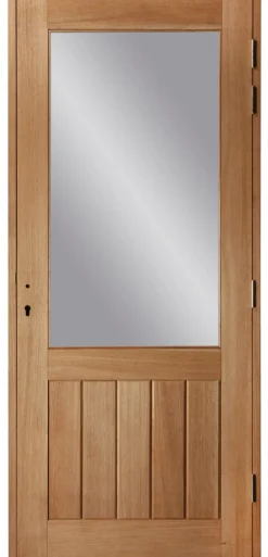 Brico Voordeuren-Jewe Ingekaste Buitendeur Glas Links 88Cm