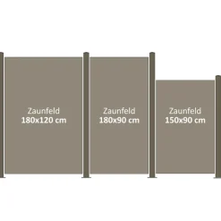 Brico Balkonschermen-Jutland Set 2 180X324Cm Nature