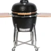 Brico Keramische Barbecue-Keramisch Barbecue Big Kamado 24 Inch Zwart