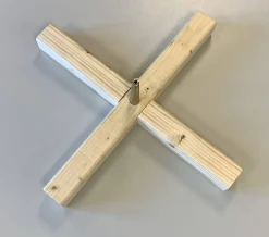 Kerstboom Kruis Steun Hout 59Cm|Brico New