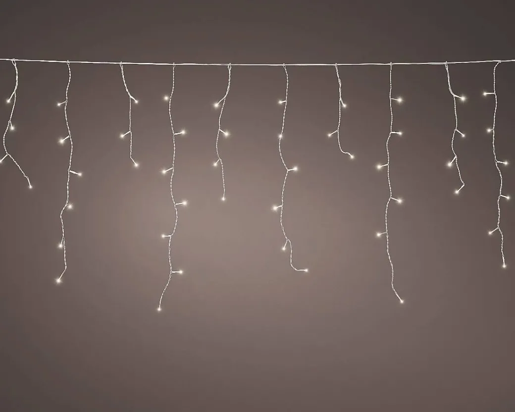 Kerstverlichting Connect Gordijn 250 Led Lampjes Warm Wit|Brico New